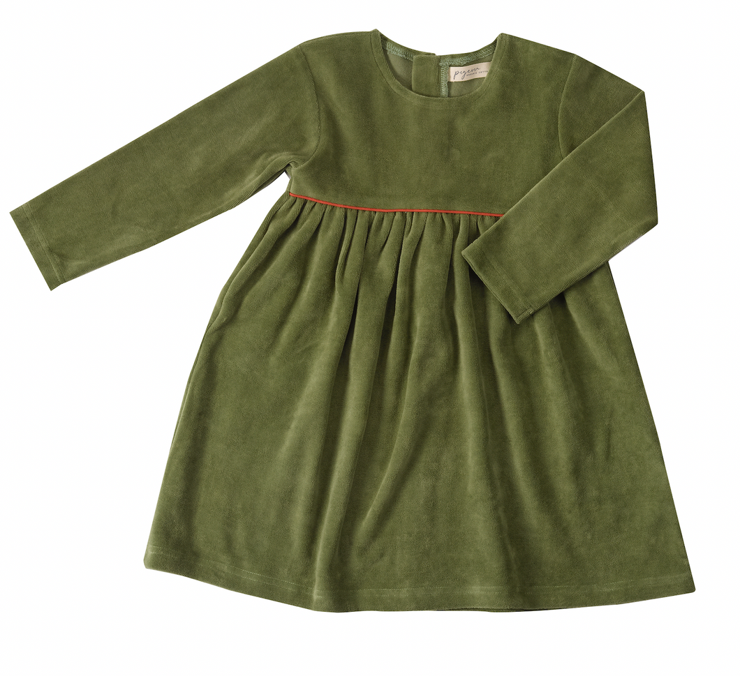 Green Velour dress